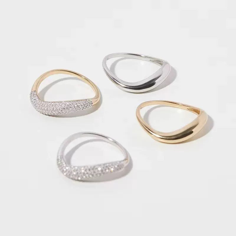 The Elevated Capri Wave Ring