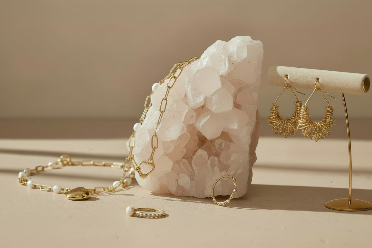 Everly Hero - Earrings Hanging on Stand