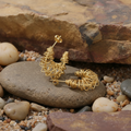 Geometric Hoops - Stone Pebble Outdoor