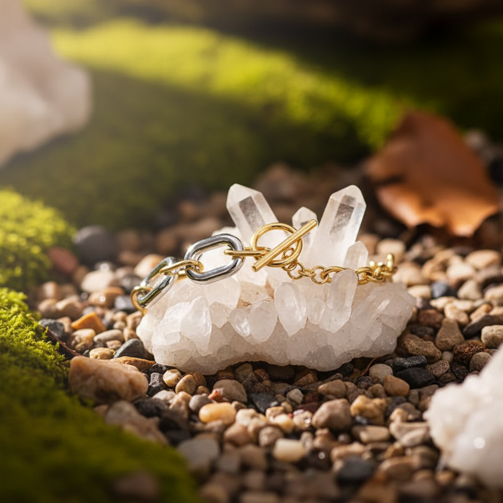 Noah Contrast Bracelet - Nature