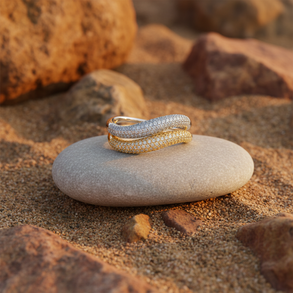 Stacked Rings - Stone