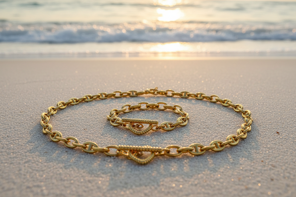 Theodora Necklace - Beach