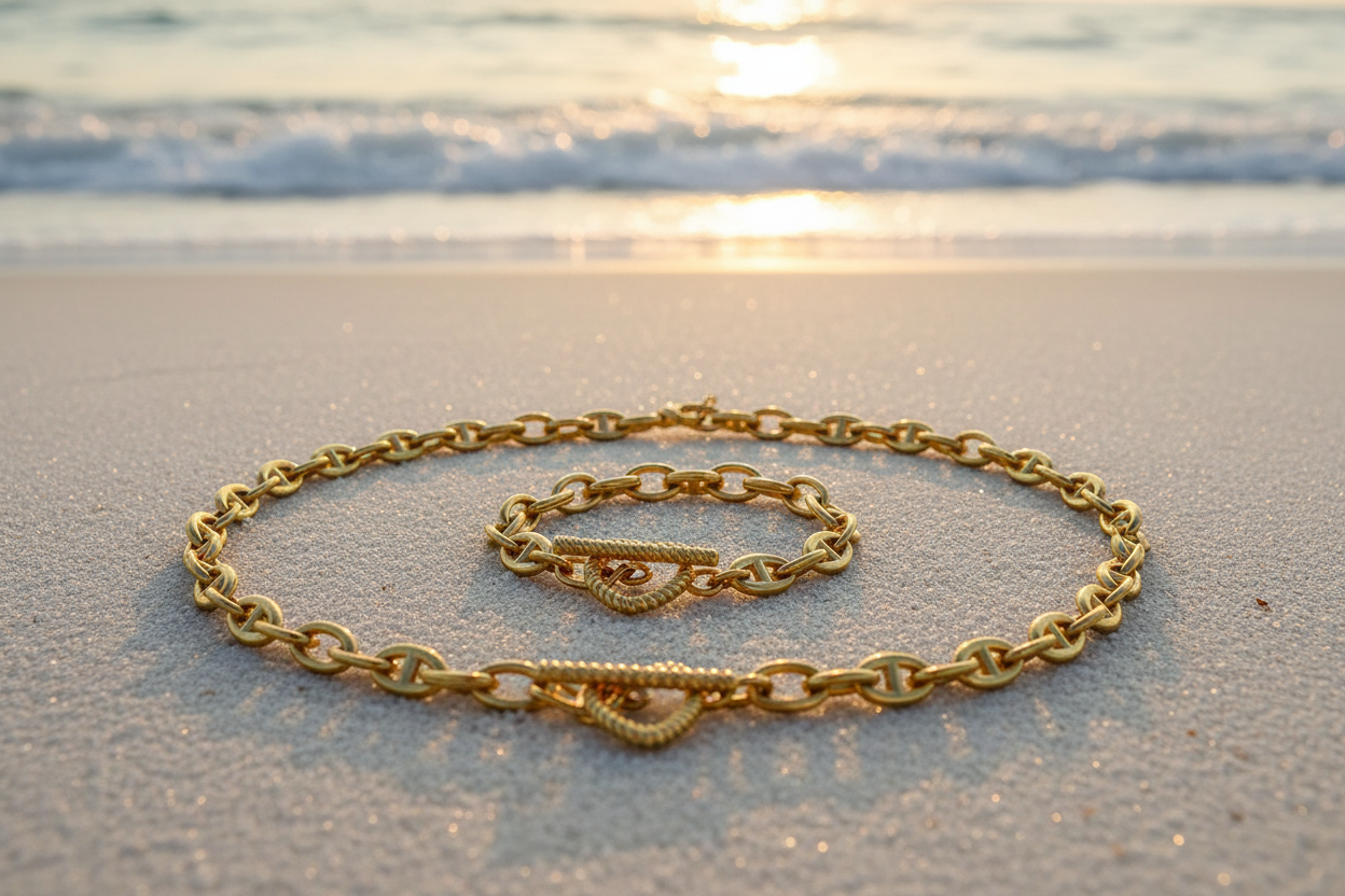 Theodora Necklace - Beach