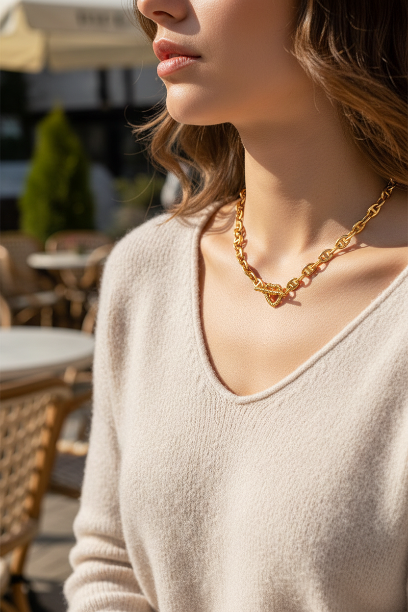 Theodora Necklace - Model